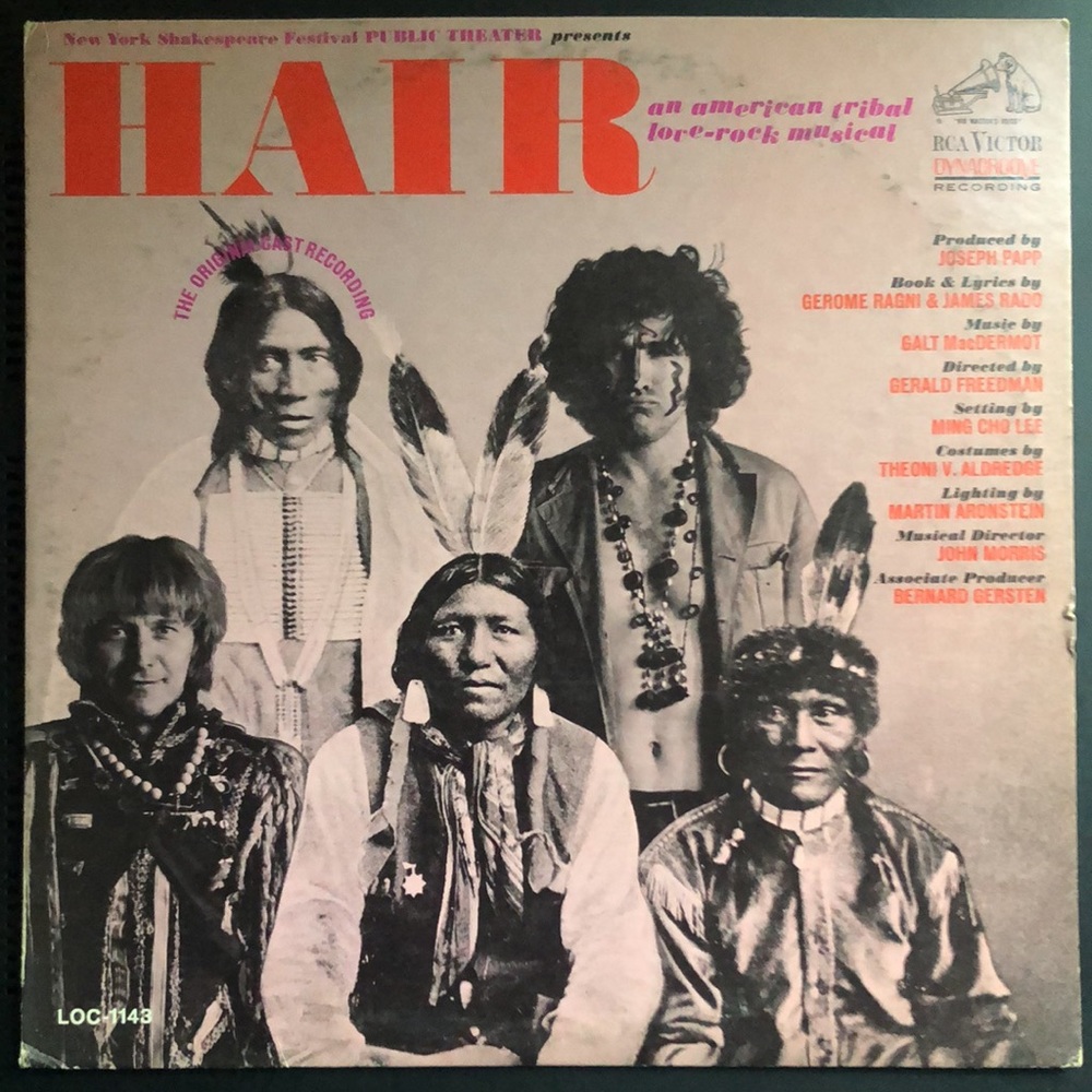 Galt McDermot Hair An American Tribal Love-Rock Musical Vinyl Lp '67